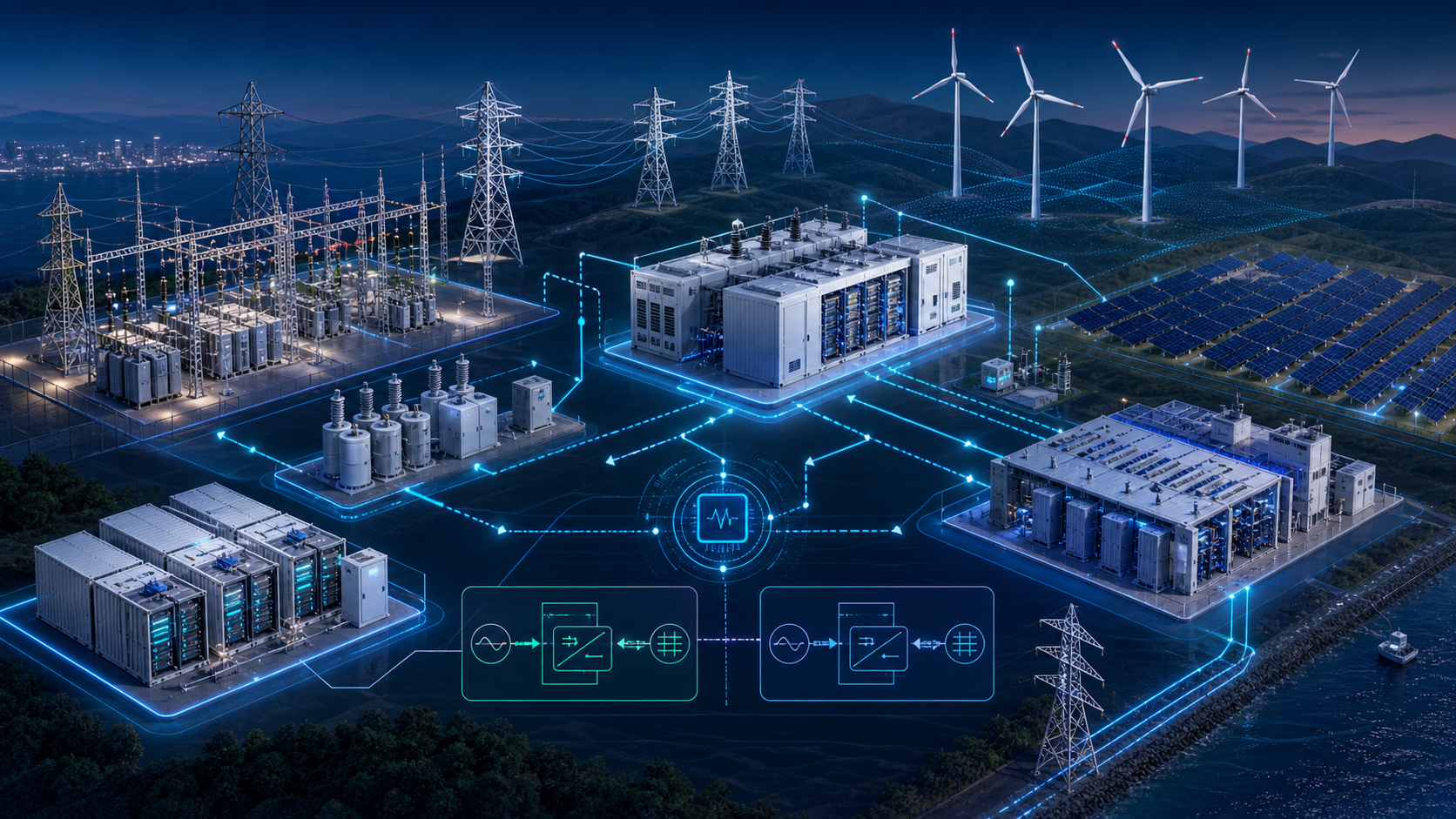 Aplicación de electrónica de potencia en sistemas de potencia y generación de energía